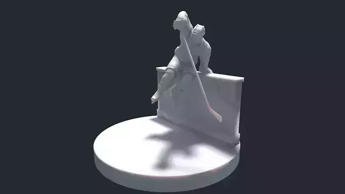 HOCKEY PLAYER POSE 5 MODEL NO TEXTURE 3D print model