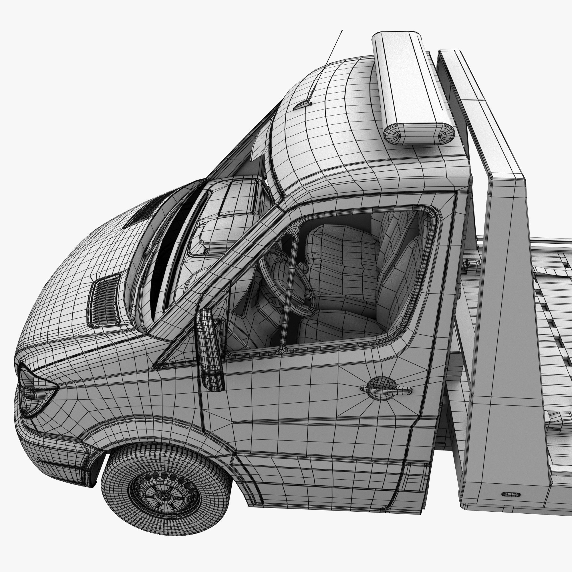 Sprinter 9 models 3D Model Collection_23