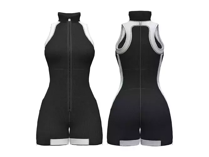 Female Surfing Body Suit