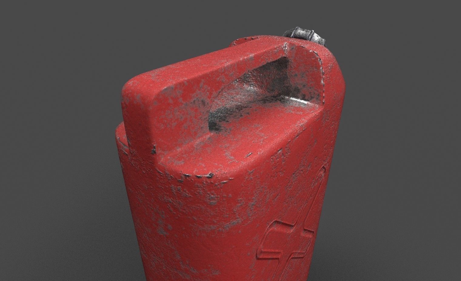 Petrol Can Low-poly 3D model_2
