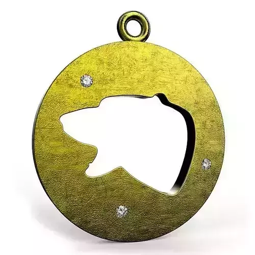 Bear Flat Pendant design