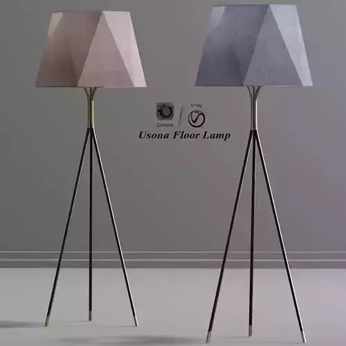 Usona Floor Lamp 3D model