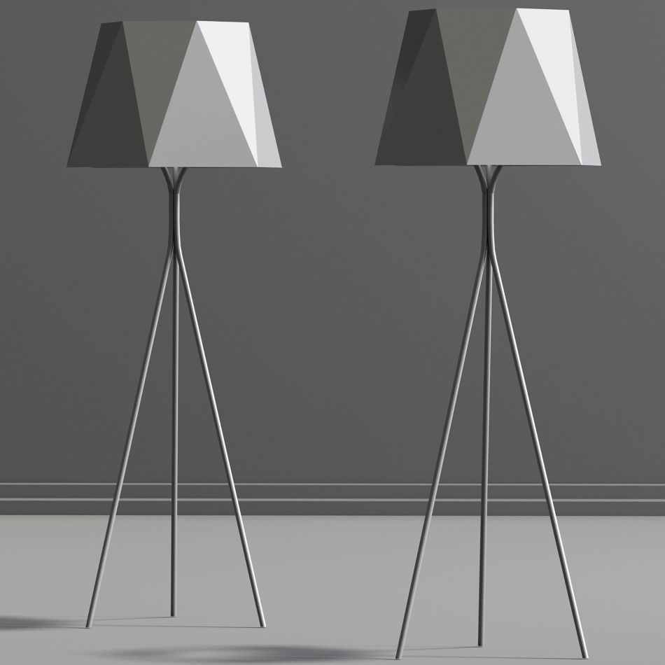 Usona Floor Lamp 3D model CGTrader