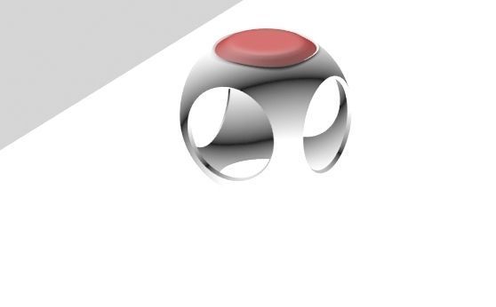 Mini  chair 3D model_2