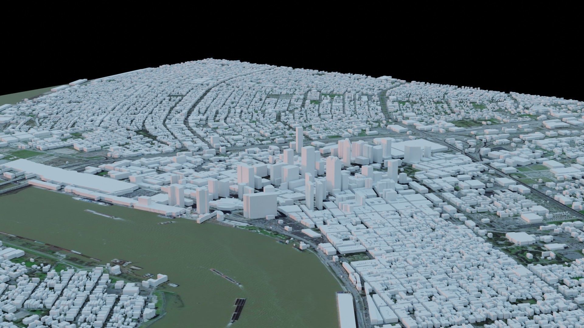 New Orleans - USA 3D model_1