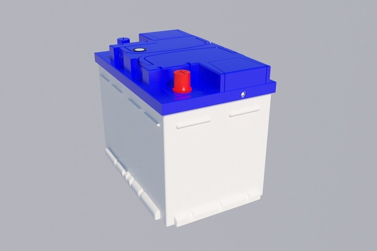 Car Battery 3D model 3D printable CGTrader