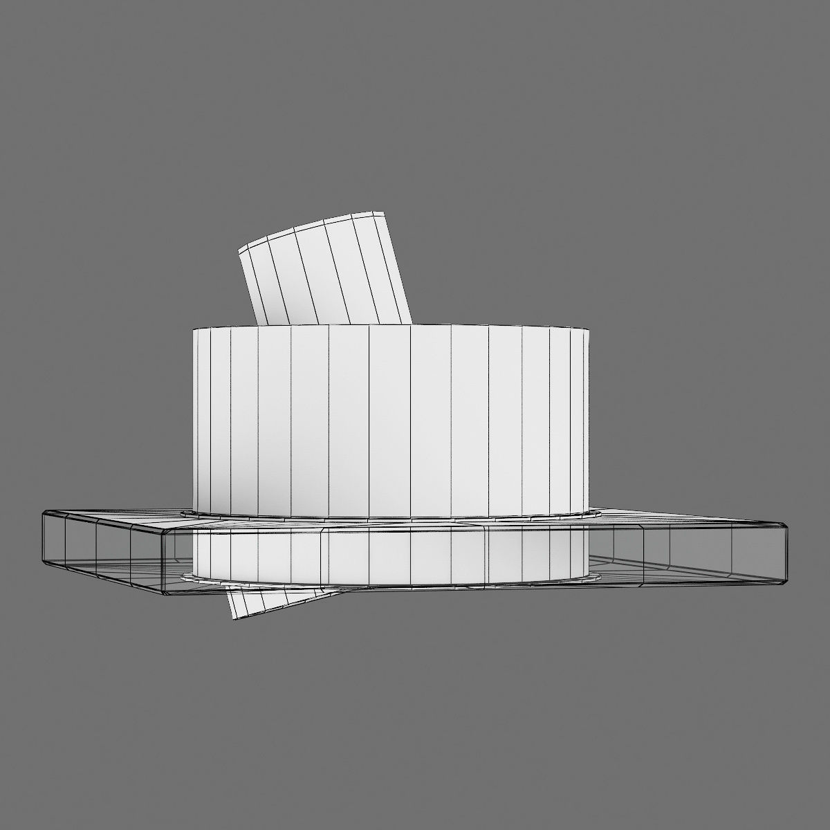 002524 Rifle Lightstar Recessed spotlight 3D model_4