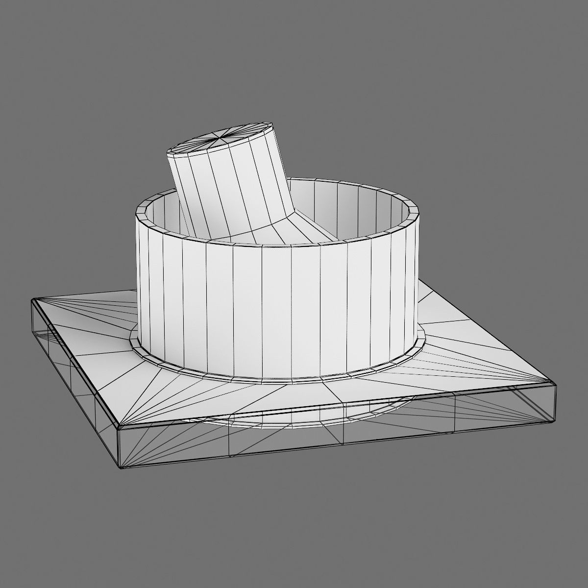 002524 Rifle Lightstar Recessed spotlight 3D model_5