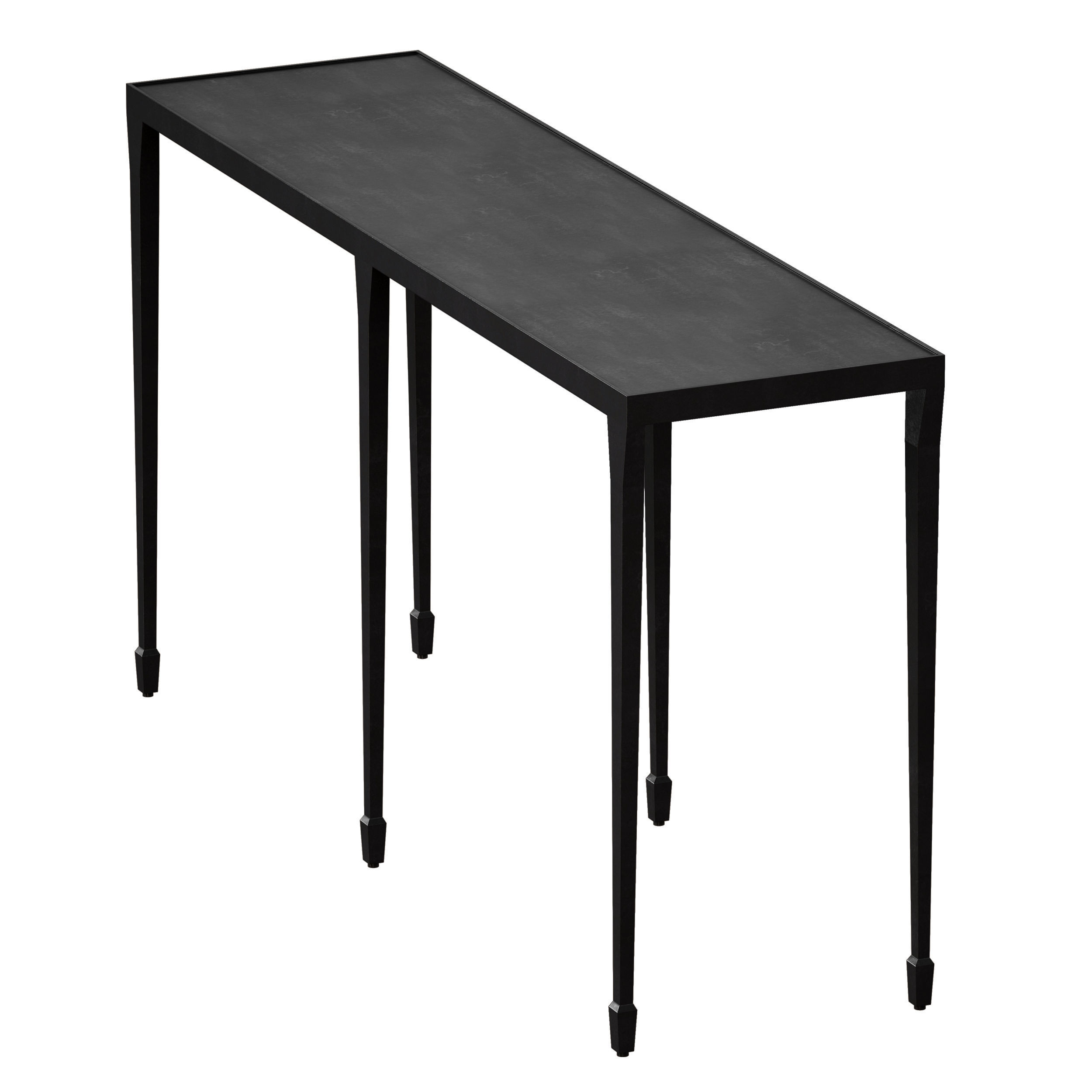 Silviano Iron Console Table Crate and Barrel 3D model_6