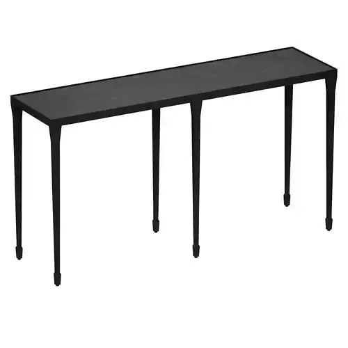 Silviano Iron Console Table Crate and Barrel 3D model