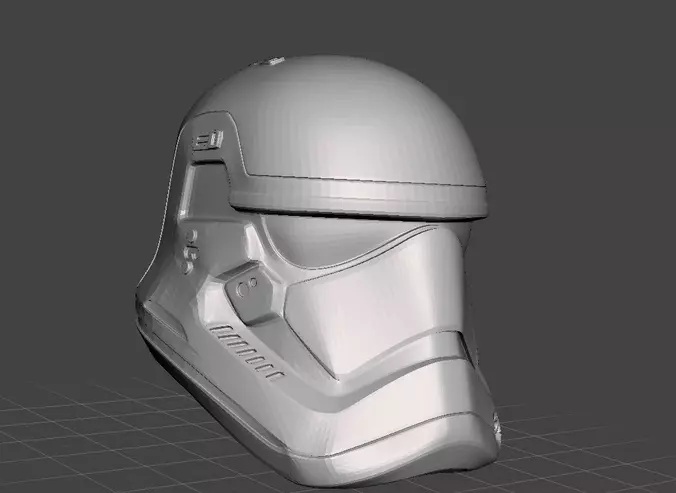 Stormtrooper 3D Helmet - Star Wars STL project Print Ready model 3D print model_0
