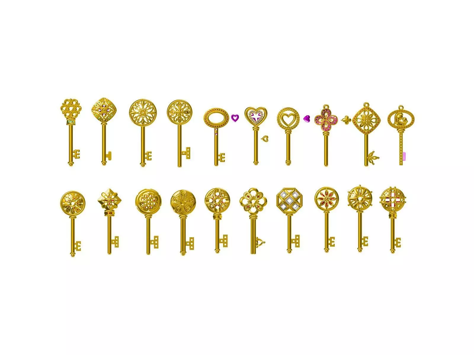 KEY NECKLACE 3D print model