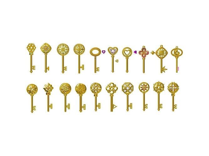 KEY NECKLACE 3D print model