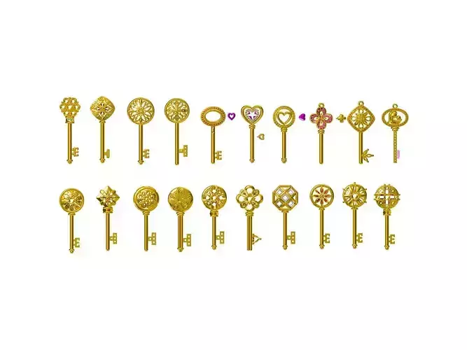 KEY NECKLACE 3D print model