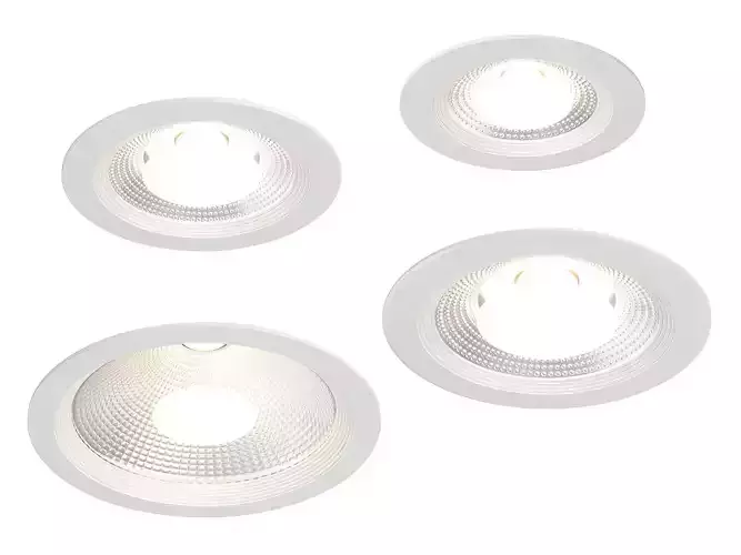 223 Forto Lightstar Recessed spotlight 3D model