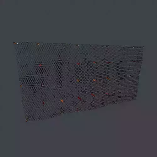 Wire Spikes Low-poly 3D model