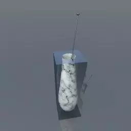 Glass vase 01 Free 3D model