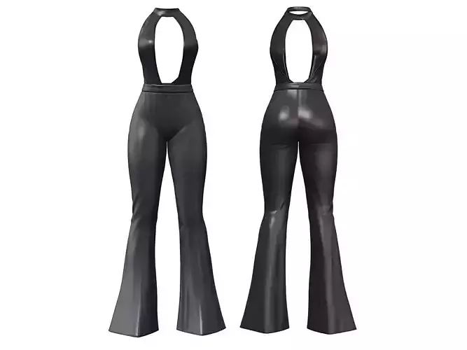 One Piece Suit Low-poly 3D model