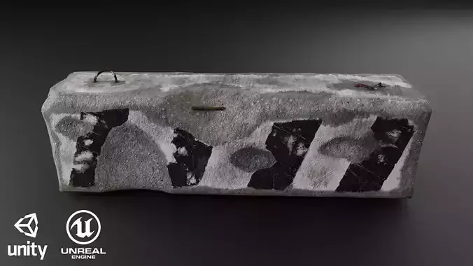 Concrete Barrier Roadblock