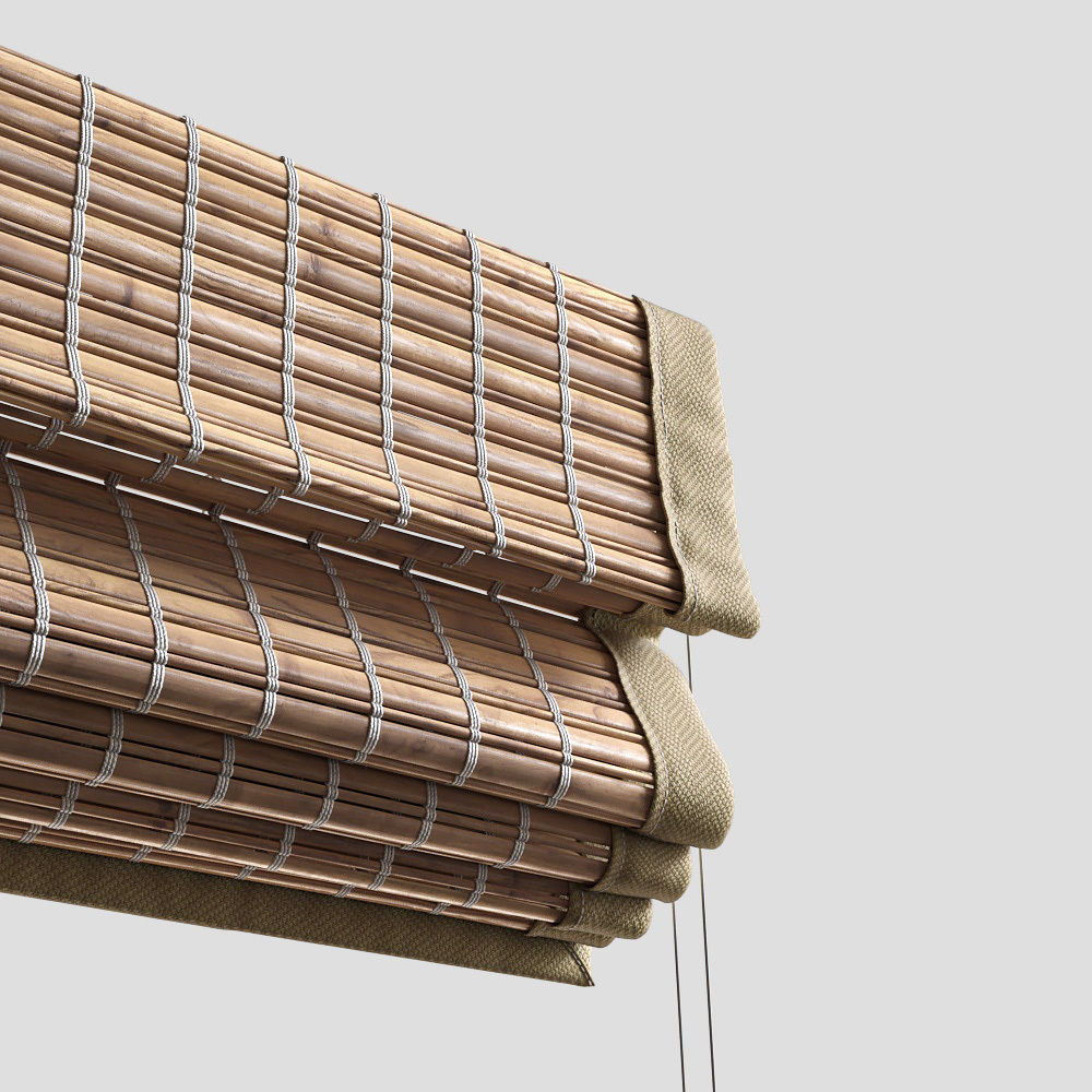 Woven Wood Shades 3D model_8