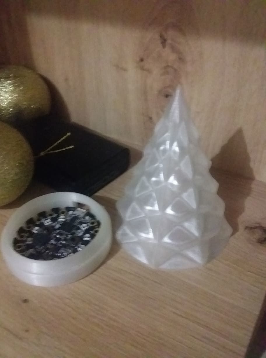 Christmas Tree for LED Candle or Adafruit CircuitPlayground 3D print model_3