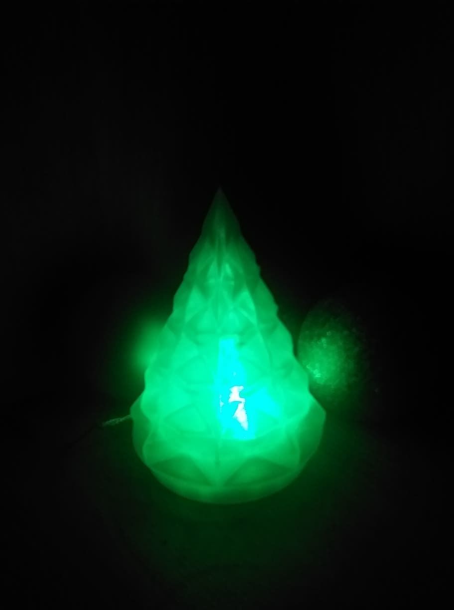 Christmas Tree for LED Candle or Adafruit CircuitPlayground 3D print model_1