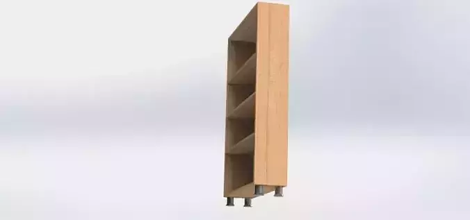bookshelf bookcase with shelves on wheels