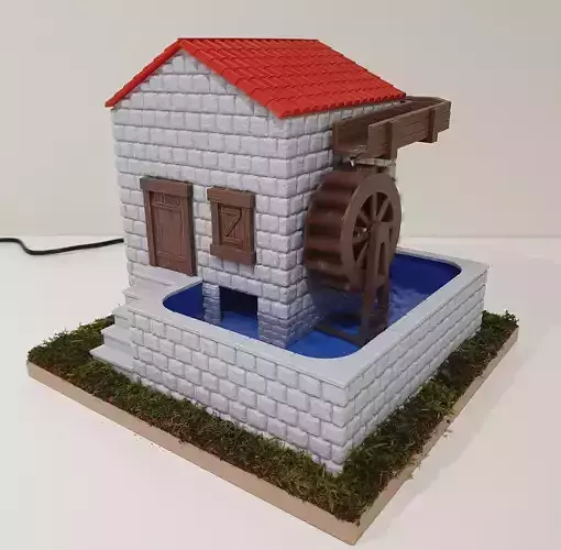 Old Watermill 3D print model