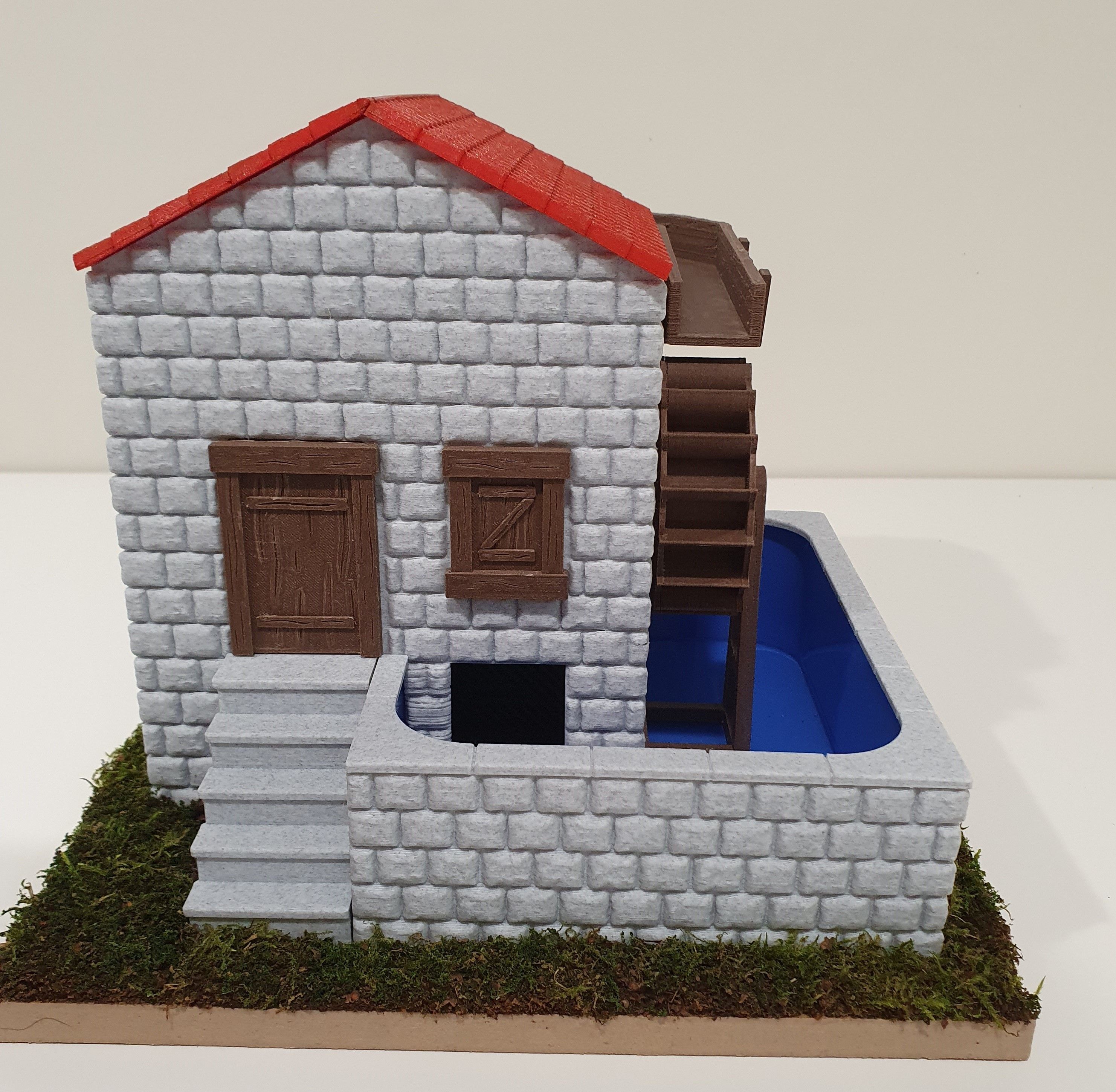 Old Watermill 3D print model_2