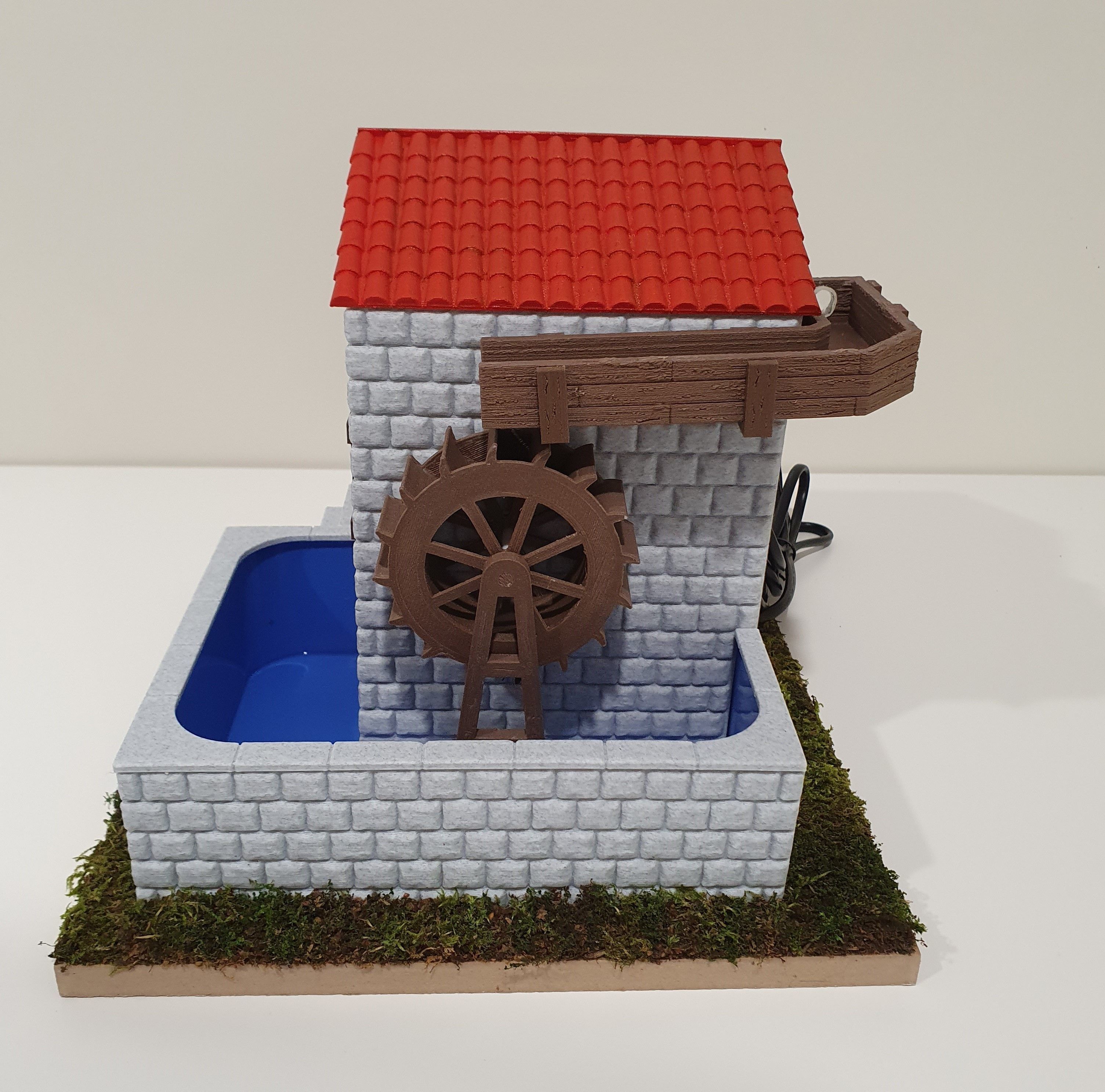 Old Watermill 3D print model_4