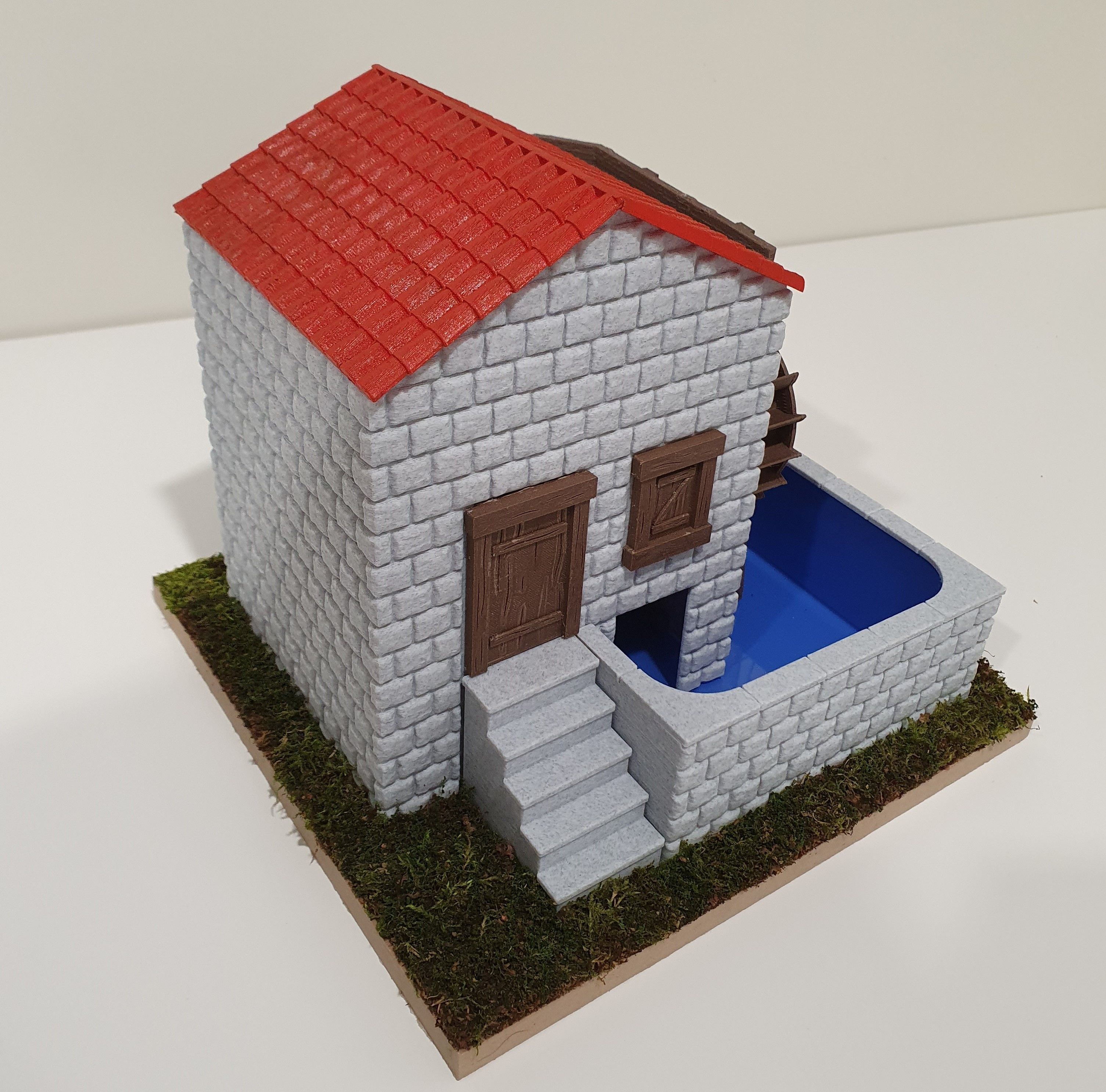 Old Watermill 3D print model_3