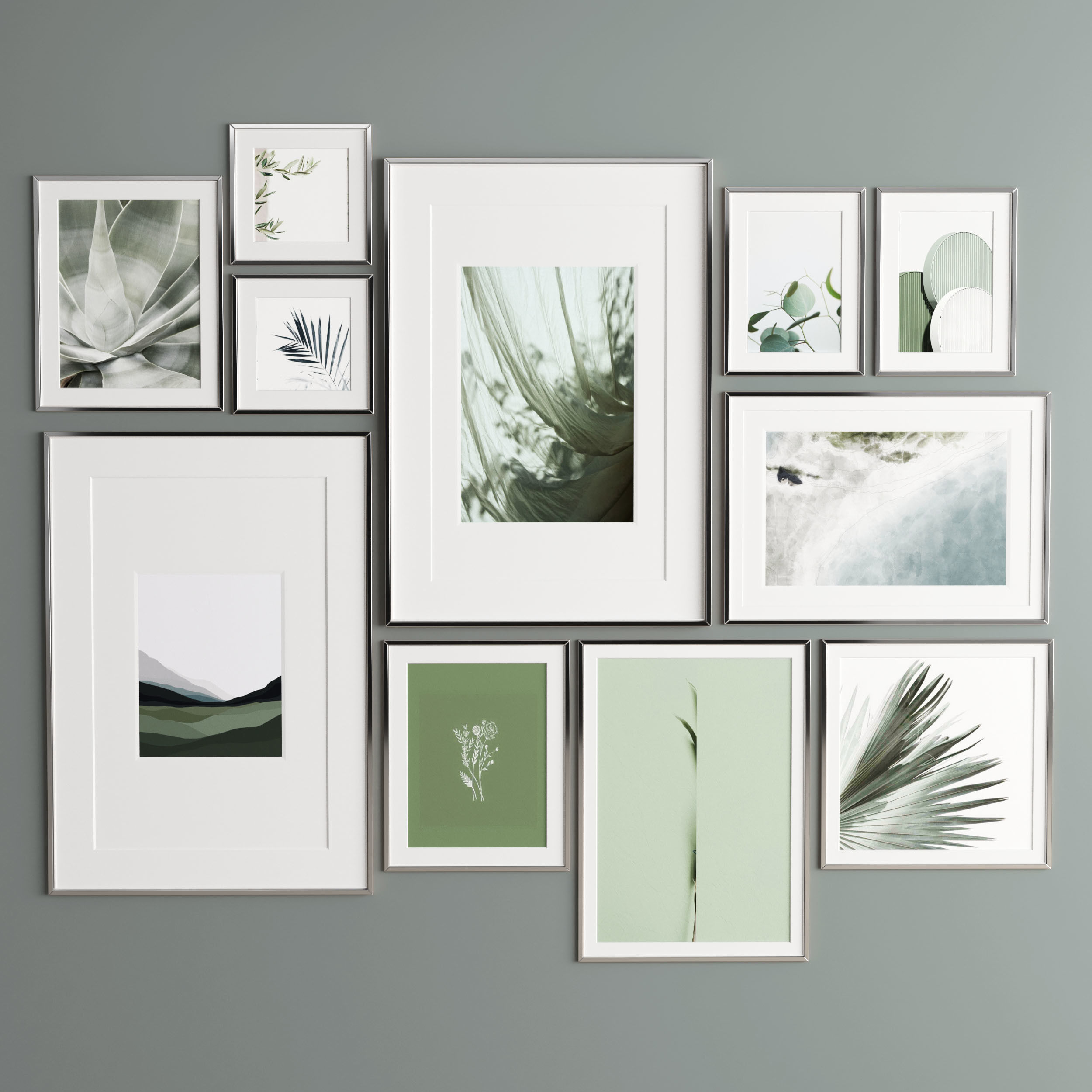 Art Frame 308 Low-poly 3D model_1