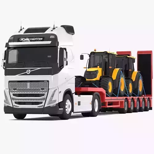 Volvo fh16 with Tractor Trailer