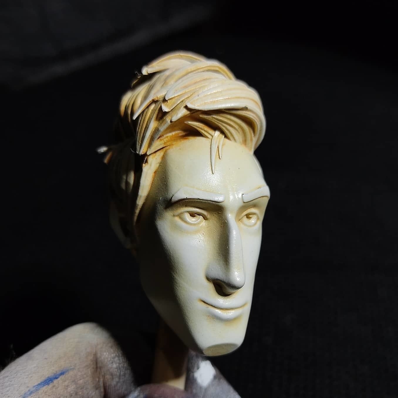 Peter Parker head sculpt 3D print model_4