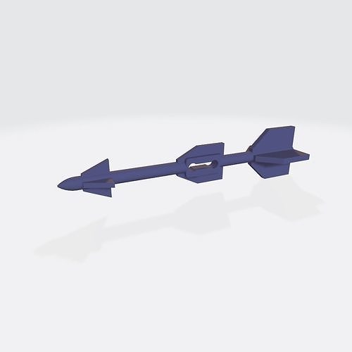 GI JOE SKYSTRIKER - missile 2 3D print model