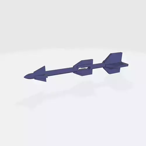 GI JOE SKYSTRIKER - missile 2 3D print model