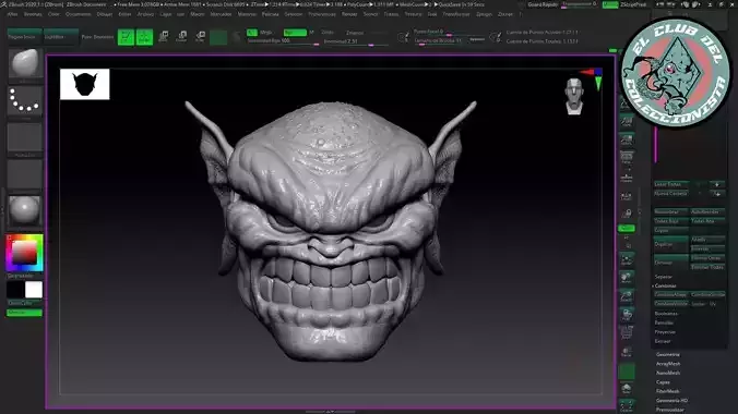 Abomination head sculpt