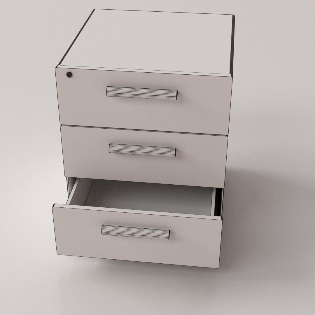 Office Drawer 3D model_5