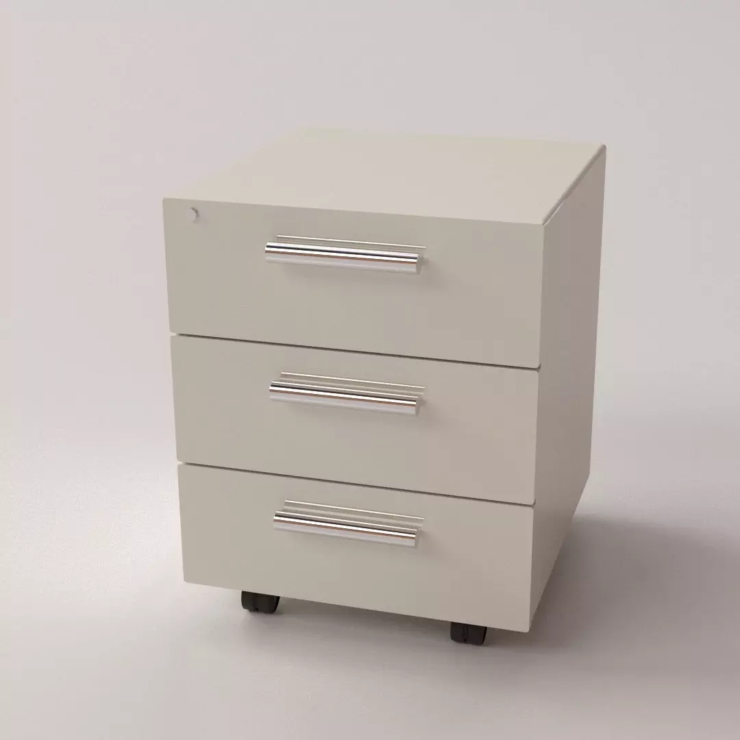 Office Drawer 3D model_0