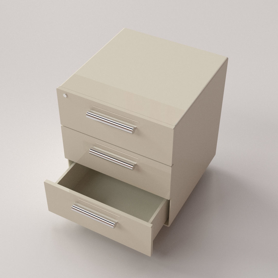 Office Drawer 3D model_3