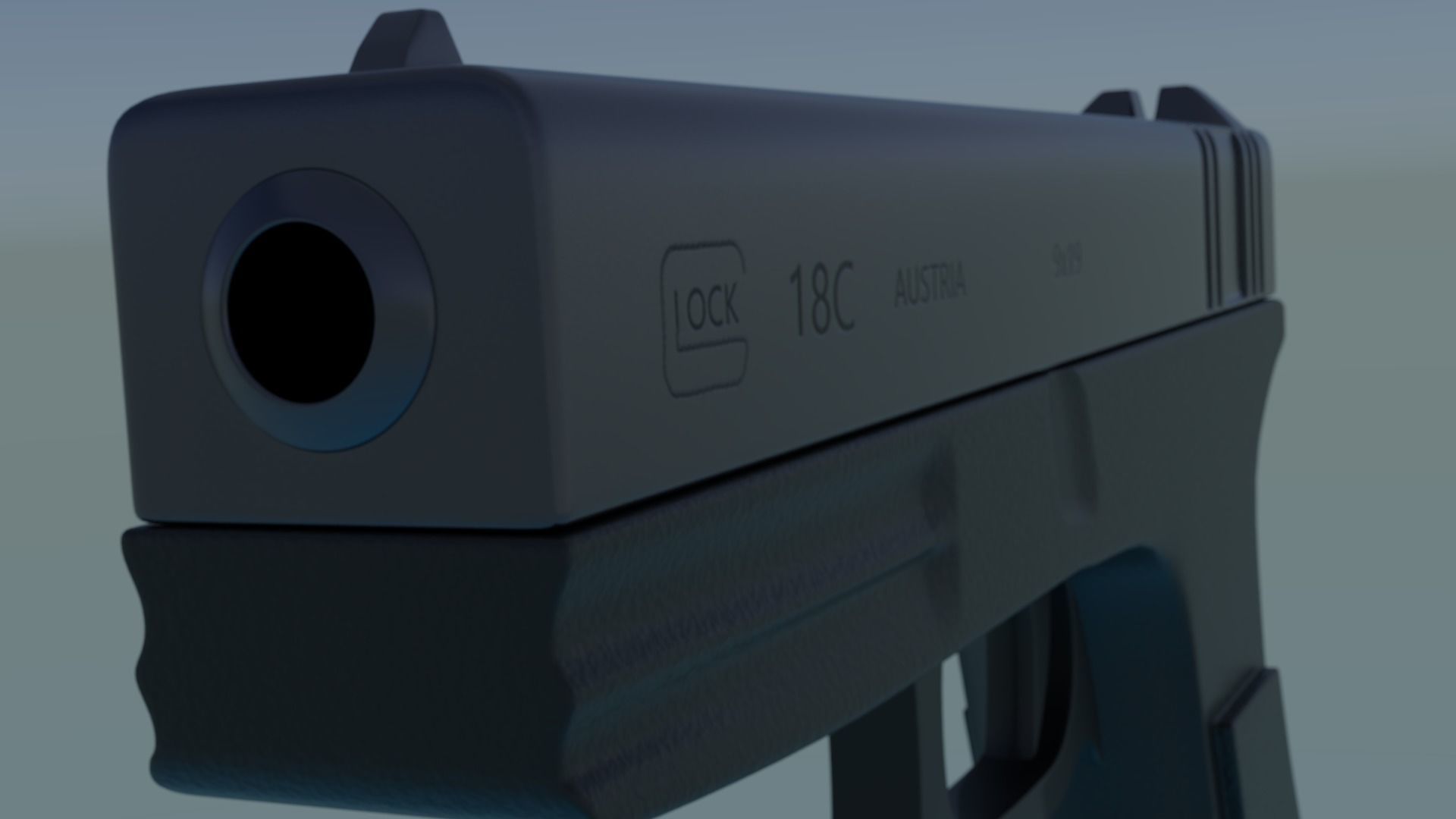 Glock 18c 3D model_6