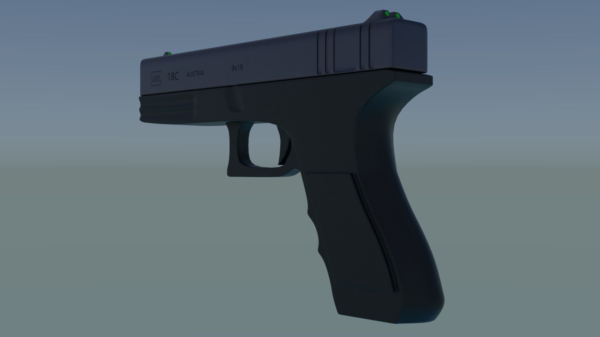 Glock 18c 3D model_3