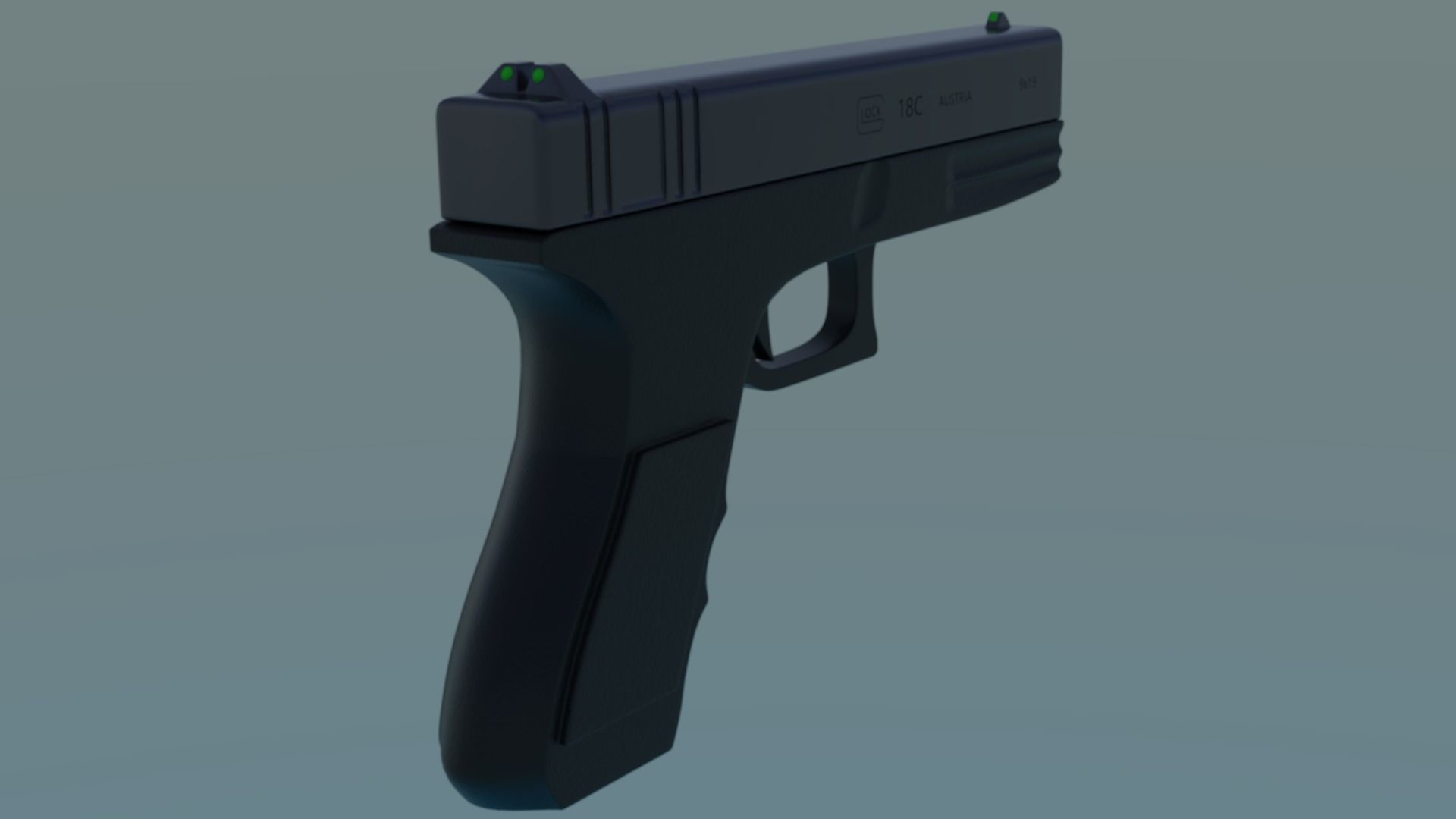 Glock 18c 3D model_4