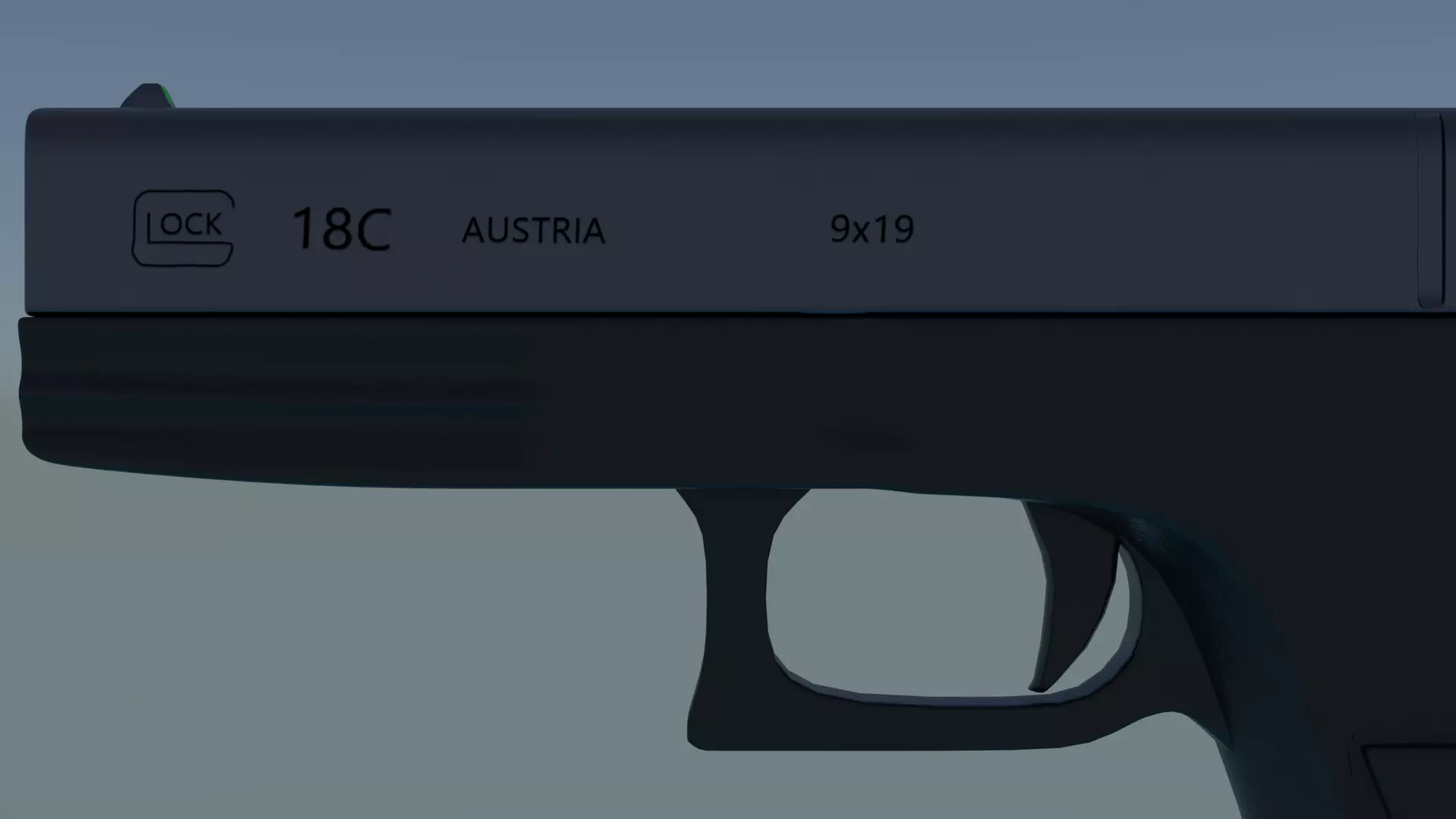 Glock 18c 3D model_0