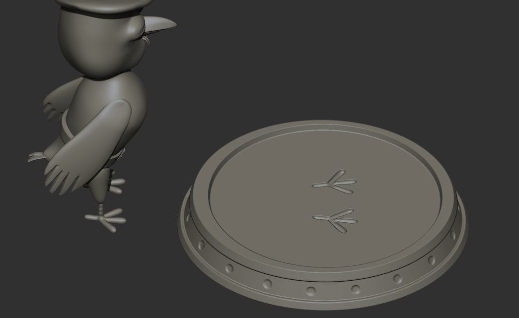 Suspicious Owl 3D print model_7