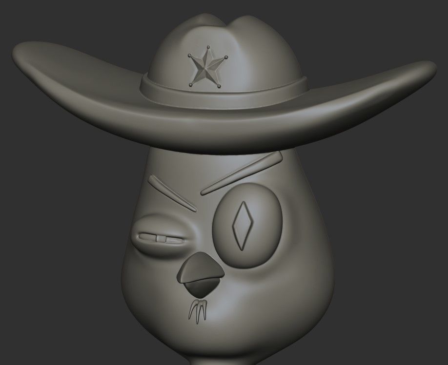 Suspicious Owl 3D print model_2