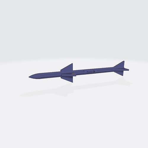 GI JOE SKYSTRIKER - missile 1 3D print model