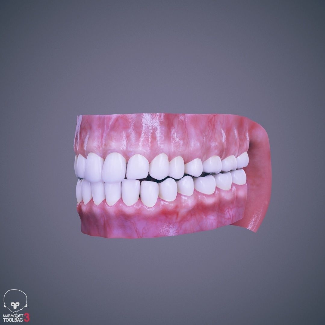 Female Character - Ana - Dress Low-poly 3D model_57