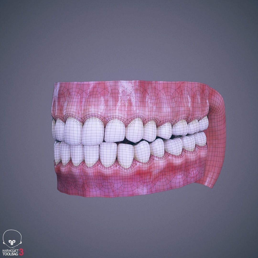 Female Character - Ana - Dress Low-poly 3D model_58