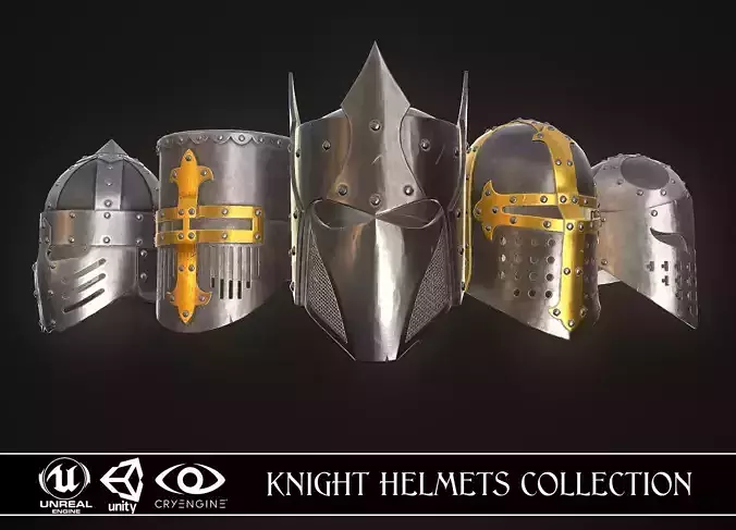 Knight Helmet Collection 